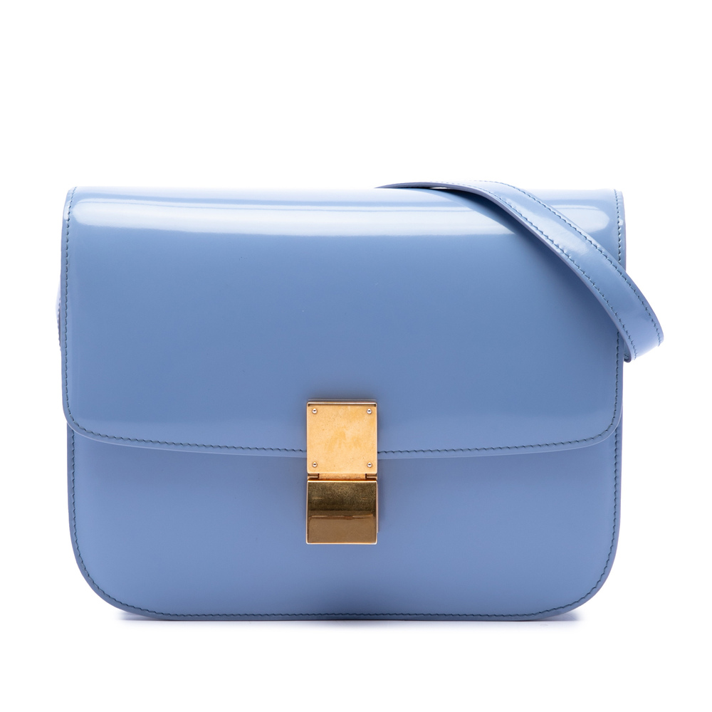 Pre-Loved Celine Medium Shiny Calfskin Classic Box